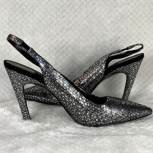 Nine West sling back heels